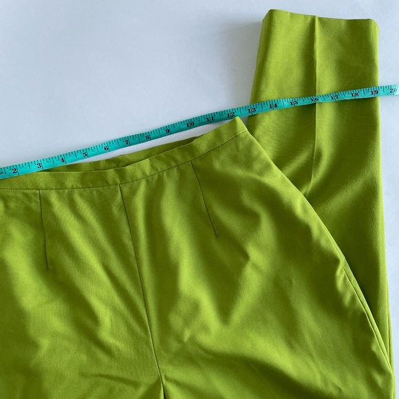 Vintage Finity studio high waist lime green pants - Picture 4 of 8